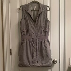 Stylish and Sporty Gray Mini Dress